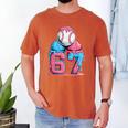 Baseball Ice Cream Drip Six Seven Gen Alpha Meme 67 Men's Comfort Colors T-Shirt Yam Baseball Ice Cream Drip Six Seven Gen Alpha Meme 67 Men's Comfort Colors T-Shirt Yam