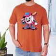 Baseball Ice Cream Shirt Cool Baseball Drip For Boys Men's Comfort Colors T-Shirt Yam Baseball Ice Cream Shirt Cool Baseball Drip For Boys Men's Comfort Colors T-Shirt Yam