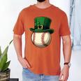 Baseball Leprechaun Hat Saint Patrick Retro Men's Comfort Colors T-Shirt Yam Baseball Leprechaun Hat Saint Patrick Retro Men's Comfort Colors T-Shirt Yam