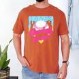 Baseball Life Lifestyle Home Plate Ice Cream Drip Men Boys Men's Comfort Colors T-Shirt Yam