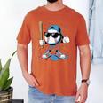 Baseball Lifestyle Apparel Youth Baseball Ice Cream Drip Men's Comfort Colors T-Shirt Yam Baseball Lifestyle Apparel Youth Baseball Ice Cream Drip Men's Comfort Colors T-Shirt Yam