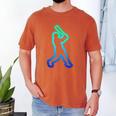 Baseball Player Graphic Men's Comfort Colors T-Shirt Yam