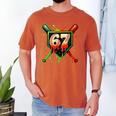 Baseball Six Seven 67 Meme Ice Cream Drip Xmas Men Women Men's Comfort Colors T-Shirt Yam