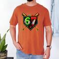 Baseball Six Seven 67 Meme Ice Cream Drip Xmas Women Men Men's Comfort Colors T-Shirt Yam Baseball Six Seven 67 Meme Ice Cream Drip Xmas Women Men Men's Comfort Colors T-Shirt Yam
