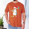Baseball Snowman Drip Cool Christmas Men Boys Girls Men's Comfort Colors T-Shirt Yam