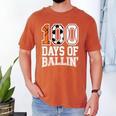 Baseball Soccer Basketball 100 Days Of School Men's Comfort Colors T-Shirt Yam Baseball Soccer Basketball 100 Days Of School Men's Comfort Colors T-Shirt Yam