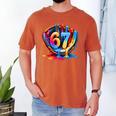 Baseball Stuff Six Seven 67 Ice Cream Drip 6 7 Baseball Kids Men's Comfort Colors T-Shirt Yam