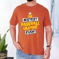 Best Baseball Umpire Job Occupation Premium Tri-Blend Men's Comfort Colors T-Shirt Yam