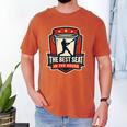 The Best Seat In The House Bucket Dad Baseball Dad Men's Comfort Colors T-Shirt Yam