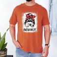 Bleached Memaw Life Soccer Messy Bun Baseball Game Day Men's Comfort Colors T-Shirt Yam Bleached Memaw Life Soccer Messy Bun Baseball Game Day Men's Comfort Colors T-Shirt Yam