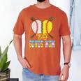 Bonus Mom Of Both Half Baseball Softball Ice Cream Drip Men's Comfort Colors T-Shirt Yam Bonus Mom Of Both Half Baseball Softball Ice Cream Drip Men's Comfort Colors T-Shirt Yam