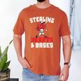 Boys Baseball Valentines Shirt Sterling Hearts Baseball Men's Comfort Colors T-Shirt Yam