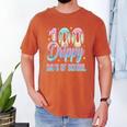 Boys Kids 100 Drippy Days Of School Baseball Drip Ice Cream Men's Comfort Colors T-Shirt Yam Boys Kids 100 Drippy Days Of School Baseball Drip Ice Cream Men's Comfort Colors T-Shirt Yam