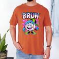 Bruh Baseball Drip Boys Youth Ice Cream Dripping Baseball Men's Comfort Colors T-Shirt Yam Bruh Baseball Drip Boys Youth Ice Cream Dripping Baseball Men's Comfort Colors T-Shirt Yam