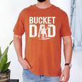 Bucket Dad Softball Dad Baseball Dad Coach Bucket Men's Comfort Colors T-Shirt Yam Bucket Dad Softball Dad Baseball Dad Coach Bucket Men's Comfort Colors T-Shirt Yam