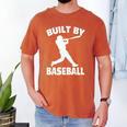 Built By Baseball Baseball For Men Women Boys Players Men's Comfort Colors T-Shirt Yam Built By Baseball Baseball For Men Women Boys Players Men's Comfort Colors T-Shirt Yam