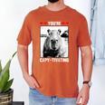 Capybara Love Valentines Day Cute Animal Hearts Raglan Baseball Tee Men's Comfort Colors T-Shirt Yam
