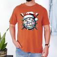 Christmas Baseball Boy Youth Kid Men Santa Hat Xmas Baseball Men's Comfort Colors T-Shirt Yam