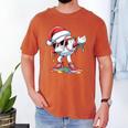 Christmas Baseball Ice Cream Dripping Santa Baseball Drip Men's Comfort Colors T-Shirt Yam Christmas Baseball Ice Cream Dripping Santa Baseball Drip Men's Comfort Colors T-Shirt Yam