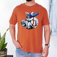 Cool Rabbit Baseball Easter Men Boy Toddler Kid Men's Comfort Colors T-Shirt Yam