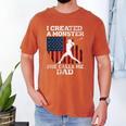 I Created Monster She Calls Me Dad Baseball Dad Men's Comfort Colors T-Shirt Yam I Created Monster She Calls Me Dad Baseball Dad Men's Comfort Colors T-Shirt Yam