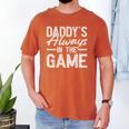 Dad Baseball Men Baseball Daddy's Always In The Game Men's Comfort Colors T-Shirt Yam Dad Baseball Men Baseball Daddy's Always In The Game Men's Comfort Colors T-Shirt Yam