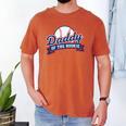 Dad Daddy Of The Rookie Baseball Men's Comfort Colors T-Shirt Yam Dad Daddy Of The Rookie Baseball Men's Comfort Colors T-Shirt Yam