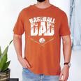 Fathers Day Baseball Dad Men's Comfort Colors T-Shirt Yam Fathers Day Baseball Dad Men's Comfort Colors T-Shirt Yam