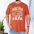 My Favorite Baseball Player Calls Me Papa Baseball Dad Men's Comfort Colors T-Shirt Yam My Favorite Baseball Player Calls Me Papa Baseball Dad Men's Comfort Colors T-Shirt Yam