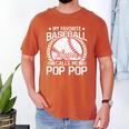 My Favorite Baseball Player Calls Me Pop Pop Men's Comfort Colors T-Shirt Yam My Favorite Baseball Player Calls Me Pop Pop Men's Comfort Colors T-Shirt Yam