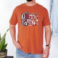 Game Day Baseball Leopard Coquette Bow Mama Mom Sister Men's Comfort Colors T-Shirt Yam Game Day Baseball Leopard Coquette Bow Mama Mom Sister Men's Comfort Colors T-Shirt Yam