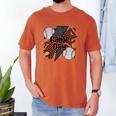 Game Day Baseball Retro Checkered Baseball Men's Comfort Colors T-Shirt Yam Game Day Baseball Retro Checkered Baseball Men's Comfort Colors T-Shirt Yam