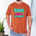 Happy 100 Days Of School Costume Baseball Drip Ice Cream Men's Comfort Colors T-Shirt Yam Happy 100 Days Of School Costume Baseball Drip Ice Cream Men's Comfort Colors T-Shirt Yam