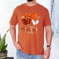 Happy Valentines Day Basketball Baseball Football Boys Men's Comfort Colors T-Shirt Yam Happy Valentines Day Basketball Baseball Football Boys Men's Comfort Colors T-Shirt Yam