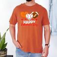 Happy Valentine’s Day Basketball Football Baseball Hearts Men's Comfort Colors T-Shirt Yam Happy Valentine’s Day Basketball Football Baseball Hearts Men's Comfort Colors T-Shirt Yam