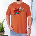 Heart Valentines Day Baseball Men Boys Kids Teens Men's Comfort Colors T-Shirt Yam Heart Valentines Day Baseball Men Boys Kids Teens Men's Comfort Colors T-Shirt Yam