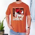 Hunter Greene Cincinnati MLB Baseball Players MLBHGR203M Men's Comfort Colors T-Shirt Yam Hunter Greene Cincinnati MLB Baseball Players MLBHGR203M Men's Comfort Colors T-Shirt Yam