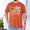 I'm Just Here For The Snacks Baseball Coquette Game Day Girl Men's Comfort Colors T-Shirt Yam