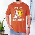 It's My 12th Birthday Baseball Softball Heart 12 Year Old Men's Comfort Colors T-Shirt Yam