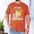 It's My 13th Birthday Baseball Softball Heart 13 Year Old Men's Comfort Colors T-Shirt Yam It's My 13th Birthday Baseball Softball Heart 13 Year Old Men's Comfort Colors T-Shirt Yam