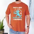 Just A Boy Who Loves Axolotls & Baseball Men's Comfort Colors T-Shirt Yam Just A Boy Who Loves Axolotls & Baseball Men's Comfort Colors T-Shirt Yam