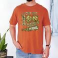 I Just Hit 100 Days Of School Camouflage Baseball Men's Comfort Colors T-Shirt Yam I Just Hit 100 Days Of School Camouflage Baseball Men's Comfort Colors T-Shirt Yam