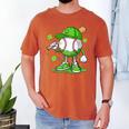 Kids Boys Happy St Patricks Day Kids Baseball Ice Cream Drip Men's Comfort Colors T-Shirt Yam