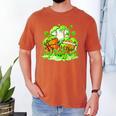 Kids St Patricks Day Shamrock Basketball Baseball Football Men's Comfort Colors T-Shirt Yam Kids St Patricks Day Shamrock Basketball Baseball Football Men's Comfort Colors T-Shirt Yam