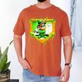 Leprechaun Baseball St Patricks Day Ice Cream Drip Men Boys Men's Comfort Colors T-Shirt Yam