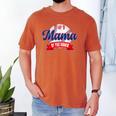 Mama Rookie Of Year 1st Birthday Baseball Theme Matching Men's Comfort Colors T-Shirt Yam Mama Rookie Of Year 1st Birthday Baseball Theme Matching Men's Comfort Colors T-Shirt Yam