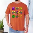 Mardi Gras Baseball Coquette Bow Fat Tuesday Parade Girls Men's Comfort Colors T-Shirt Yam Mardi Gras Baseball Coquette Bow Fat Tuesday Parade Girls Men's Comfort Colors T-Shirt Yam
