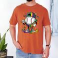 Mardi Gras Ice Cream Drip Baseball Carnival Party Mask Boys Men's Comfort Colors T-Shirt Yam
