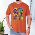 Mardi Gras Six Seven Baseball Drip Number 6 7 Meme Men's Comfort Colors T-Shirt Yam Mardi Gras Six Seven Baseball Drip Number 6 7 Meme Men's Comfort Colors T-Shirt Yam