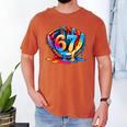 Number 67 Baseball Glove Ice Cream Drip Six Seven Meme Men's Comfort Colors T-Shirt Yam Number 67 Baseball Glove Ice Cream Drip Six Seven Meme Men's Comfort Colors T-Shirt Yam